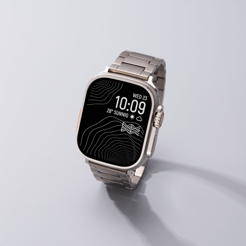 Apple Watch için Titanyum Kordon T01