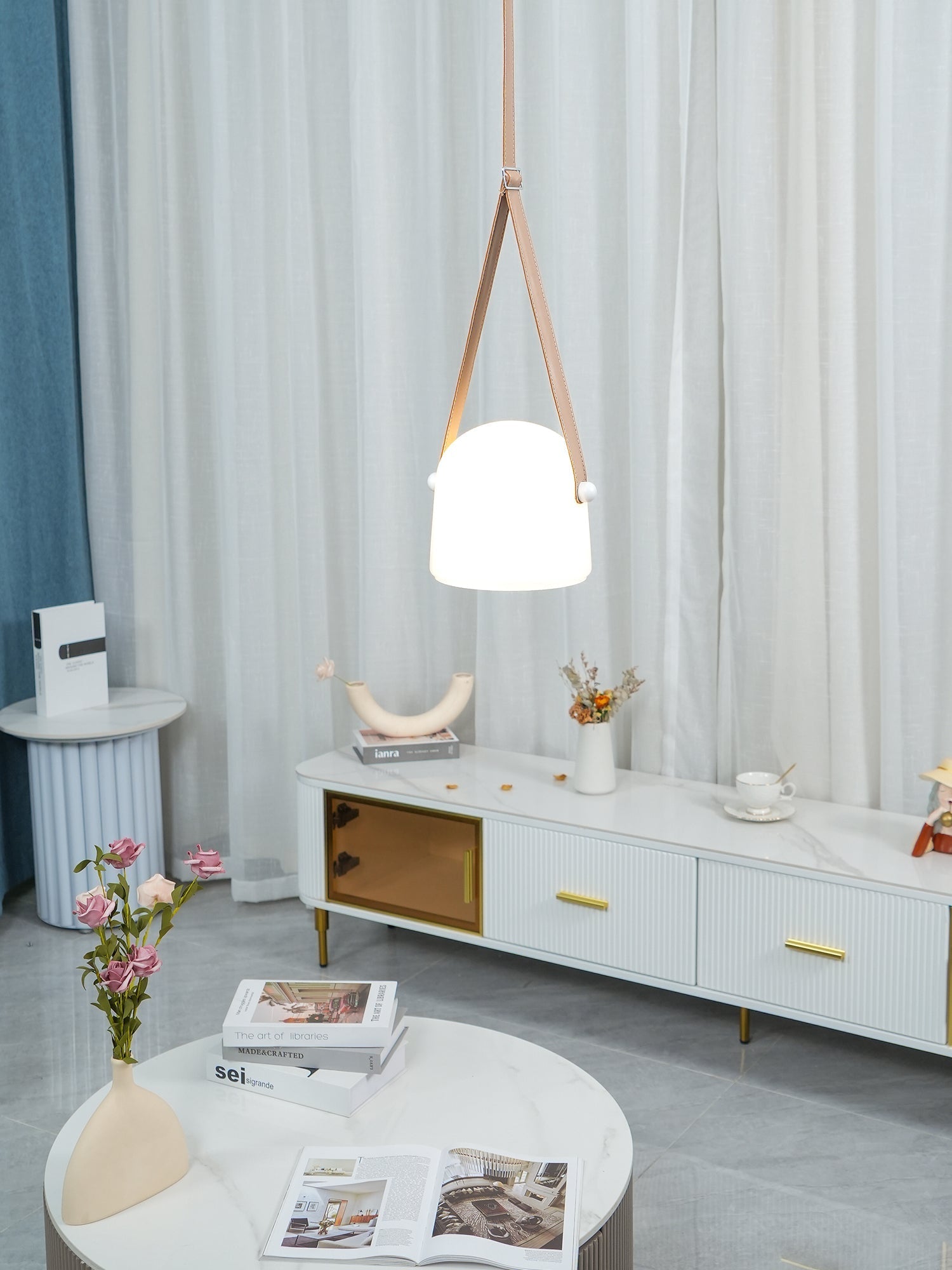 Candeeiro suspenso Penumbra — LED tubular