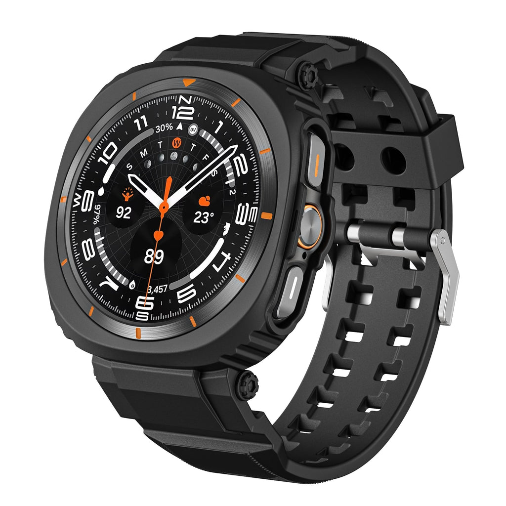 Urheilullinen TPU-ranneke + kotelo Samsung Galaxy Watch Ultra 47 mm:lle