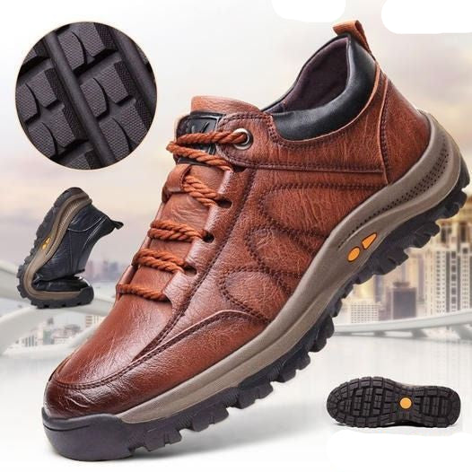 Momentum Heren Orthopedische Leren Schoenen - Ondersteunend Comfort