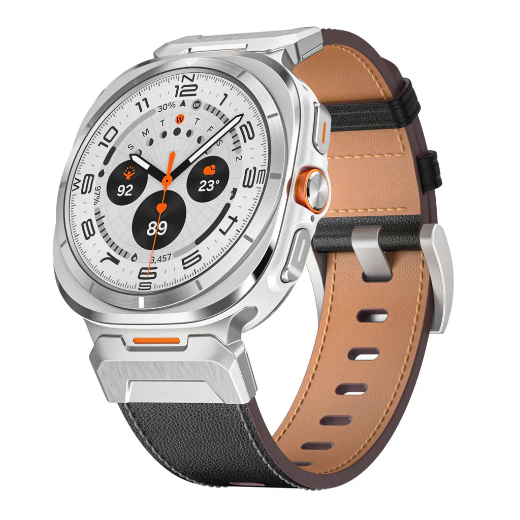 Taktický kožený řemínek pro Samsung Galaxy Watch Ultra