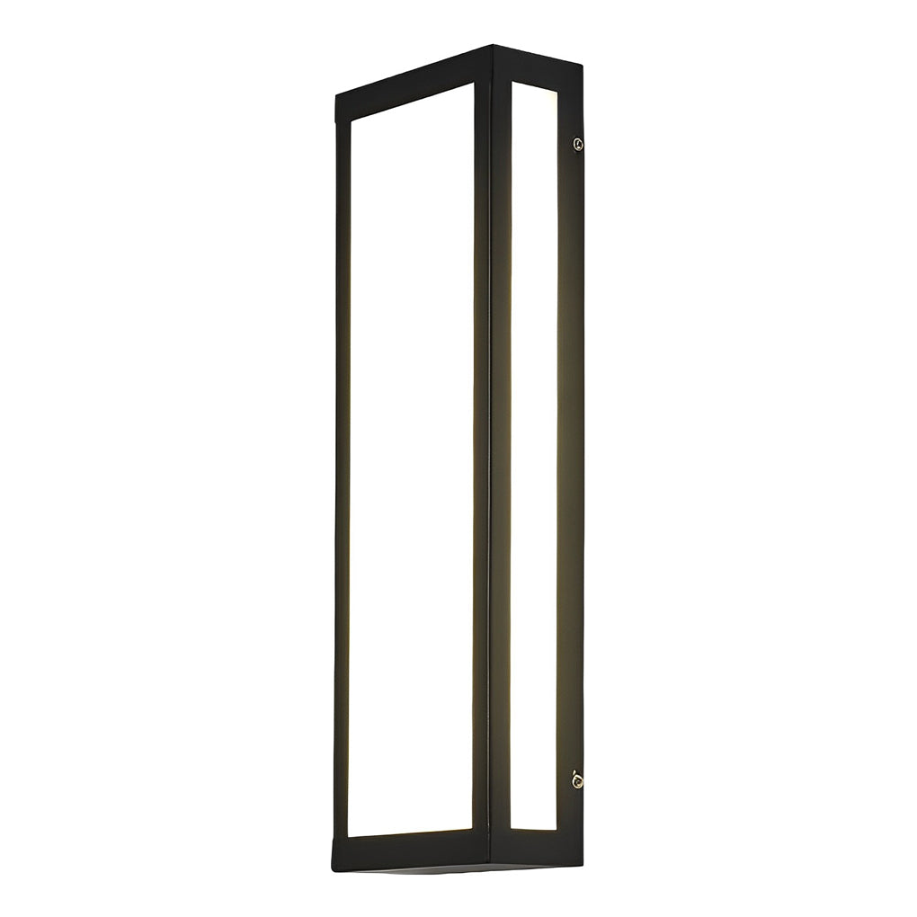 Obdélníkové nástěnné LED svítidlo Wealy — moderní venkovní design