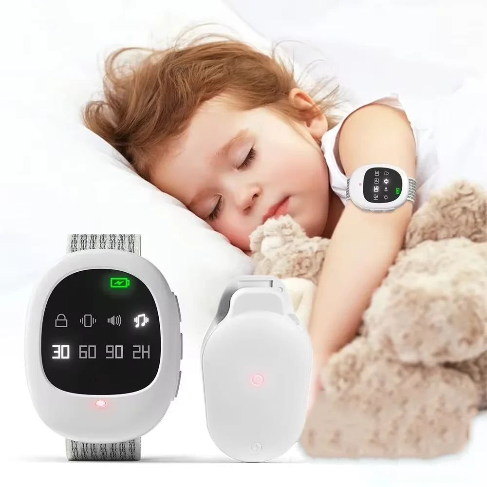 Penggera Kencing Malam Kanak-Kanak Dengan Pengesan Getaran Untuk Latihan Waktu Malam