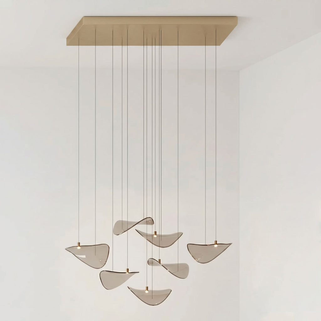 Wave Floating Leaf Chandelier - Vakkerlight