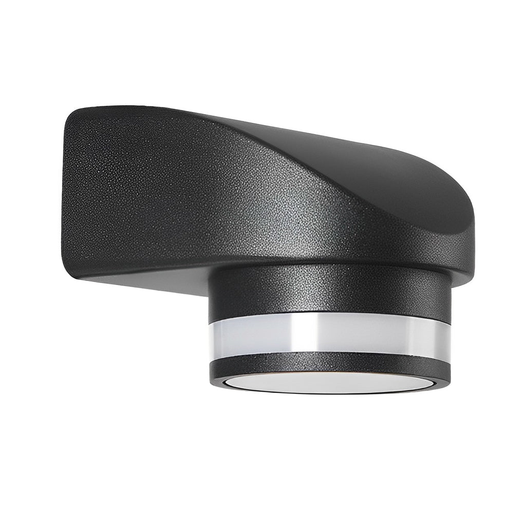 Lámparas circulares LED de pared Wiona — Láminas reflectantes integradas