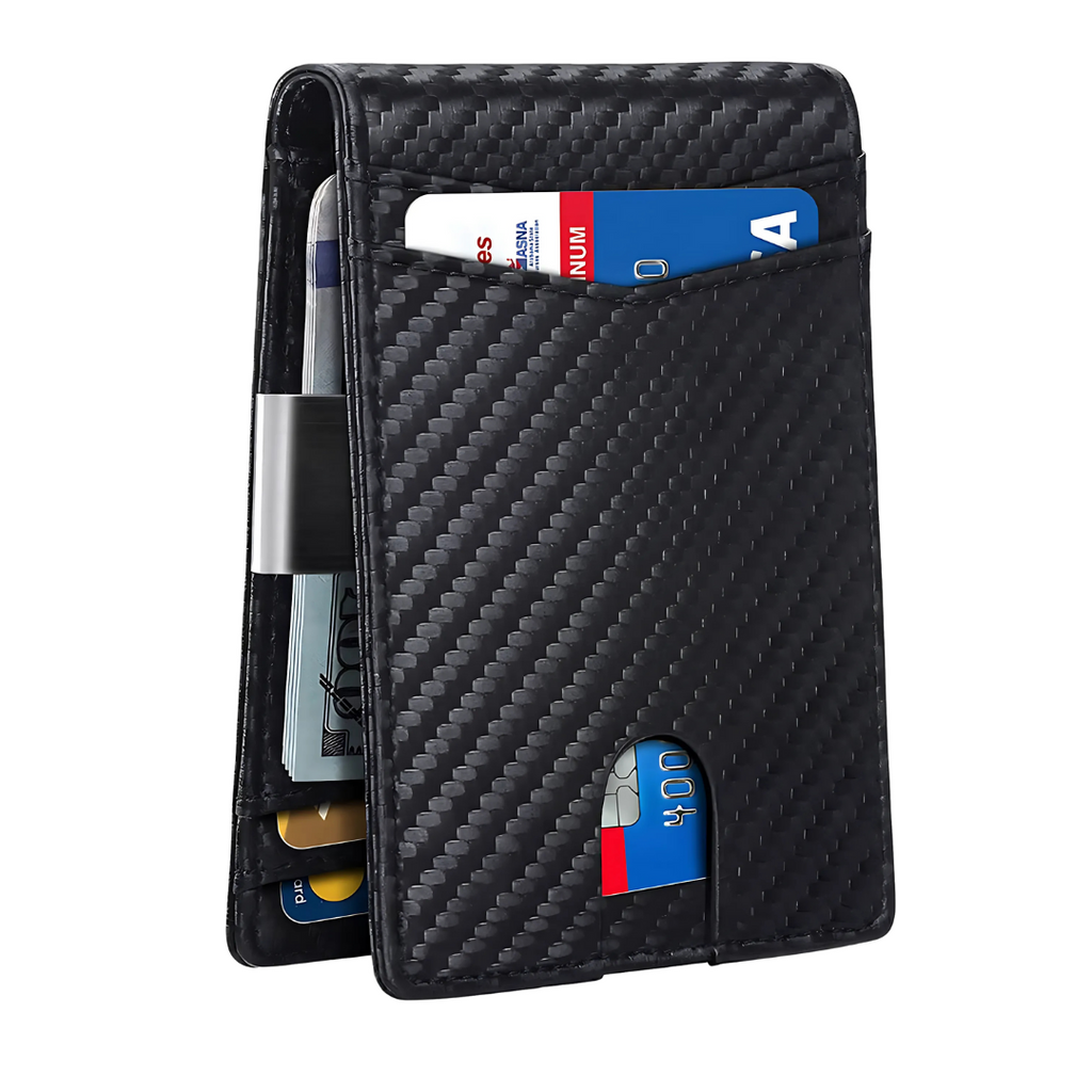 Portefeuille homme en cuir SwiftGuard RFID Compact, fin et sécurisé