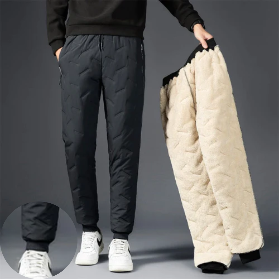 Pantaloni termici impermeabili unisex pentru vreme umedă și rece