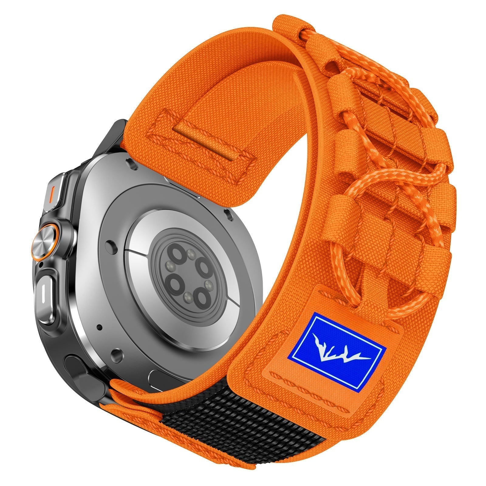 Uppgraderat slitstarkt nylonarmband för Samsung-klocka Ultra
