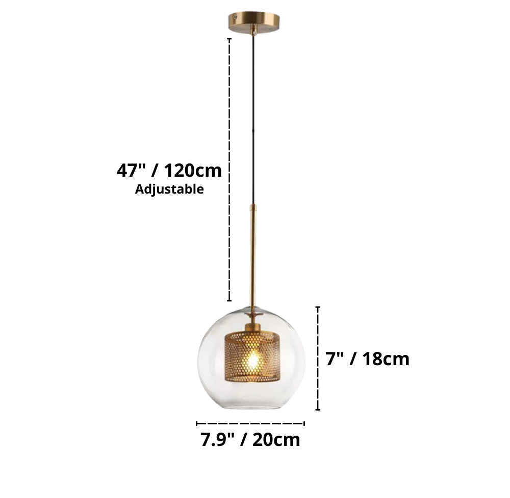 Salena - Lampu Gantung Kaca