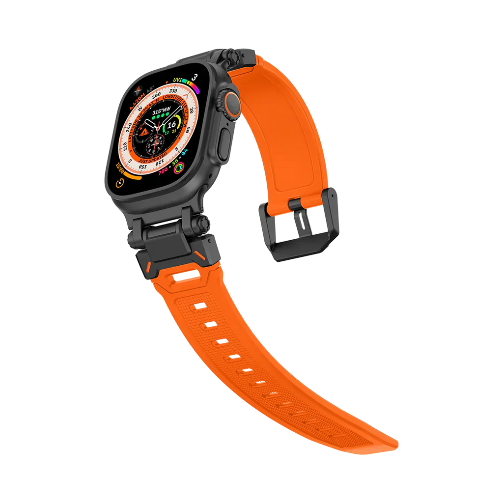 Új titán fém fej szilikon szíj Apple Watch-hoz