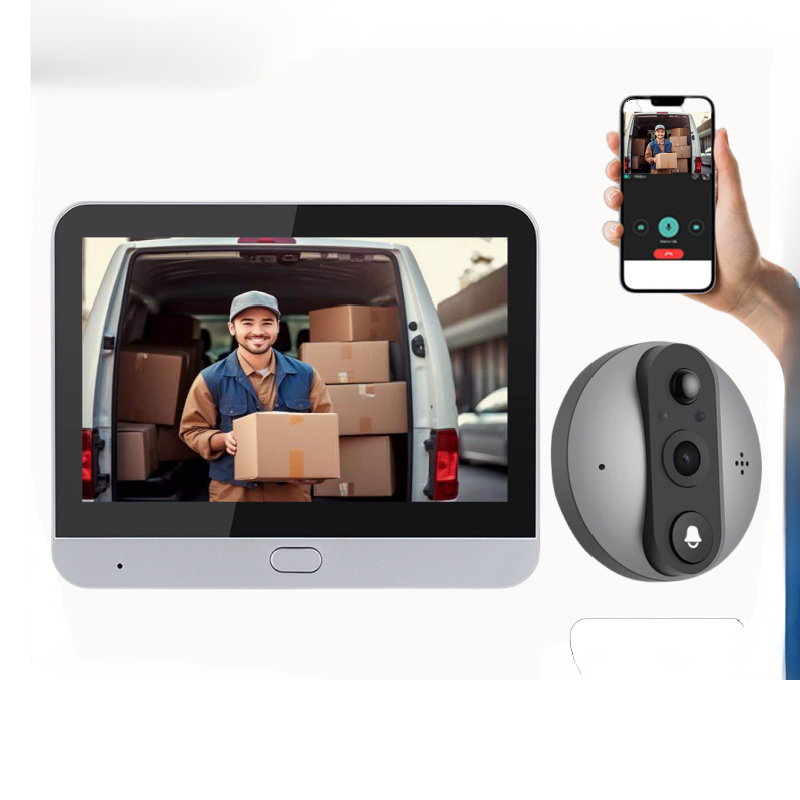 צופה דלת חכם NovaSentinel עם מצלמה מבית Orntli