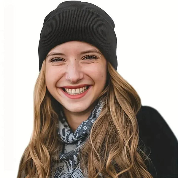 Noor Seiden-Wintermütze Wolle und Seide Anti-Frizz Haarschutz