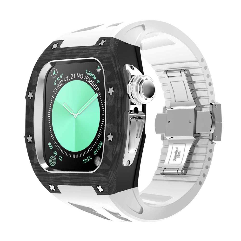 مجموعة ترقية غطاء ألياف الكربون RM7013 لساعة آبل S10