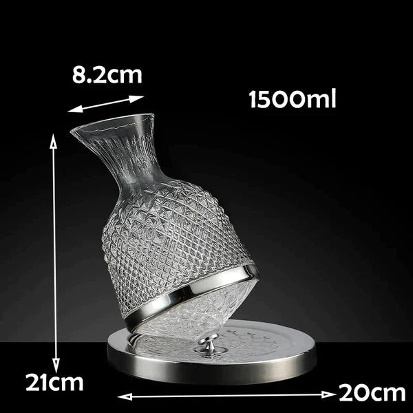 Carafe tournante Omnicks™ Top Shelf 360° (Vin ou Spiritueux)