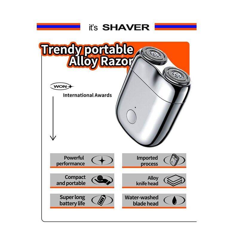 NovaPulse Mini Magnetischer Elektrorasierer für Herren Serie