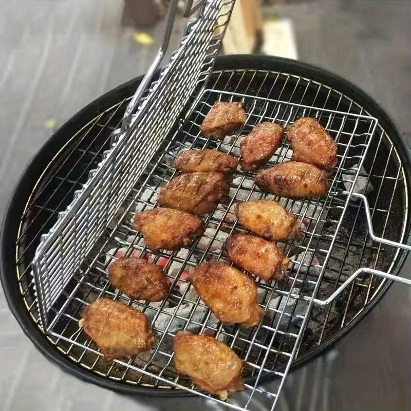Großer Grillkorb für gleichmäßiges Grillen im Freien 马会