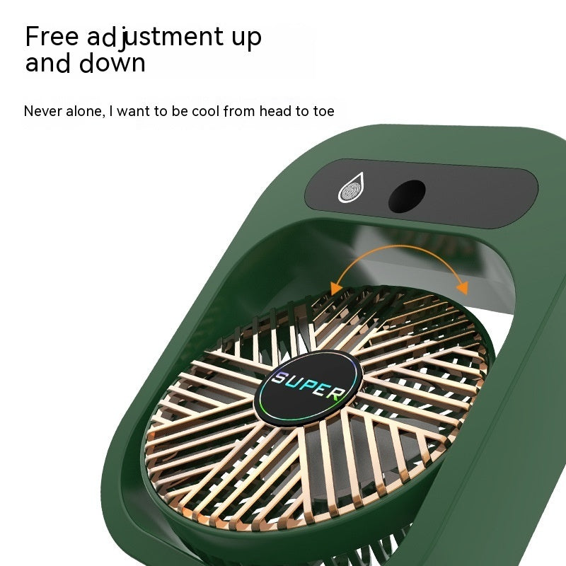 AquaFlow™ - um ventilador portátil de ar condicionado com névoa