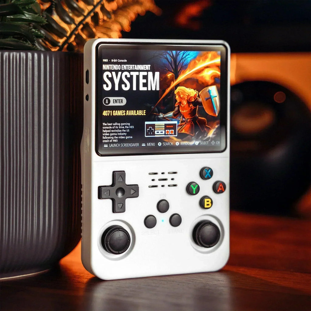 Retro-Handheld-Spielkonsole mit HD-Bildschirm und USB-Ladung