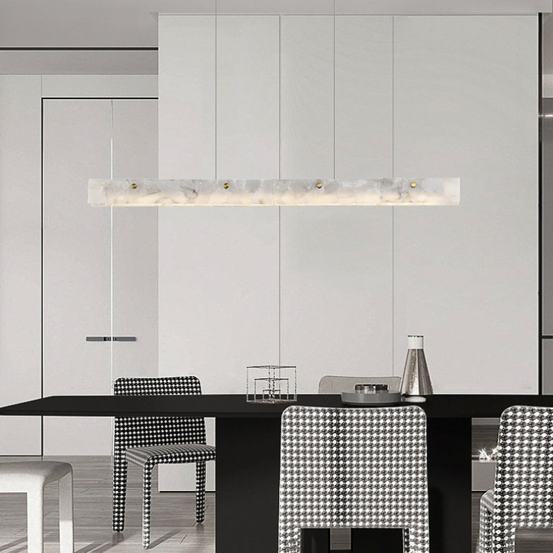 Arisha Modern LED Pendant Light White Marble Dining Room/Bar - Neutralighting