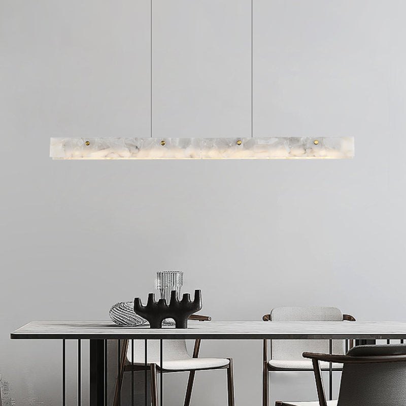 Lampada a sospensione moderna LED Arisha - Marmo bianco, dimmerabile, lampadina inclusa