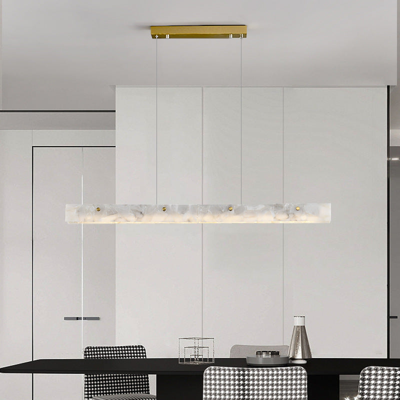 Lampada a sospensione moderna LED Arisha - Marmo bianco, dimmerabile, lampadina inclusa