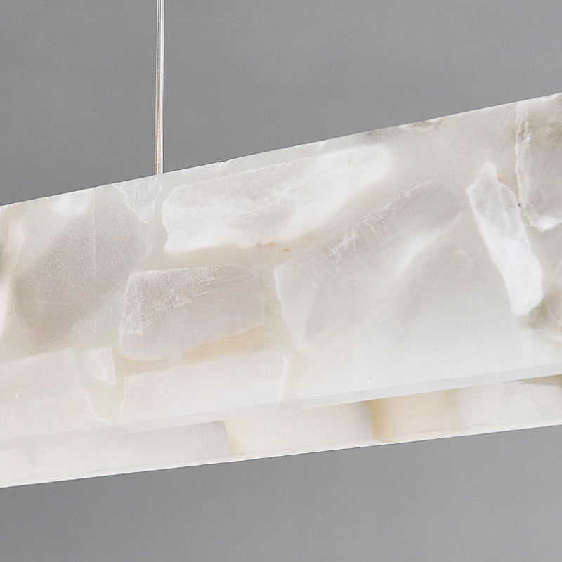 Lampada a sospensione moderna LED Arisha - Marmo bianco, dimmerabile, lampadina inclusa