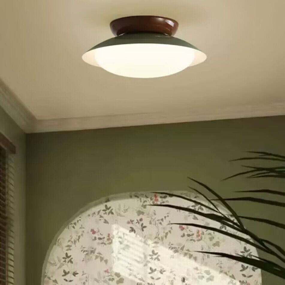 Aurora Ceiling Light — Bowl-Shaped Retro Modern Design