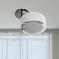 Arisha loftslampe — hvidt glas, moderne runde skærme, 10-15㎡