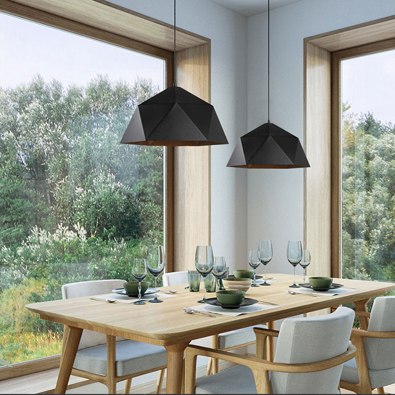 Morandi Aria-pendellampa med 9 färger och triangulärt kupolmönster