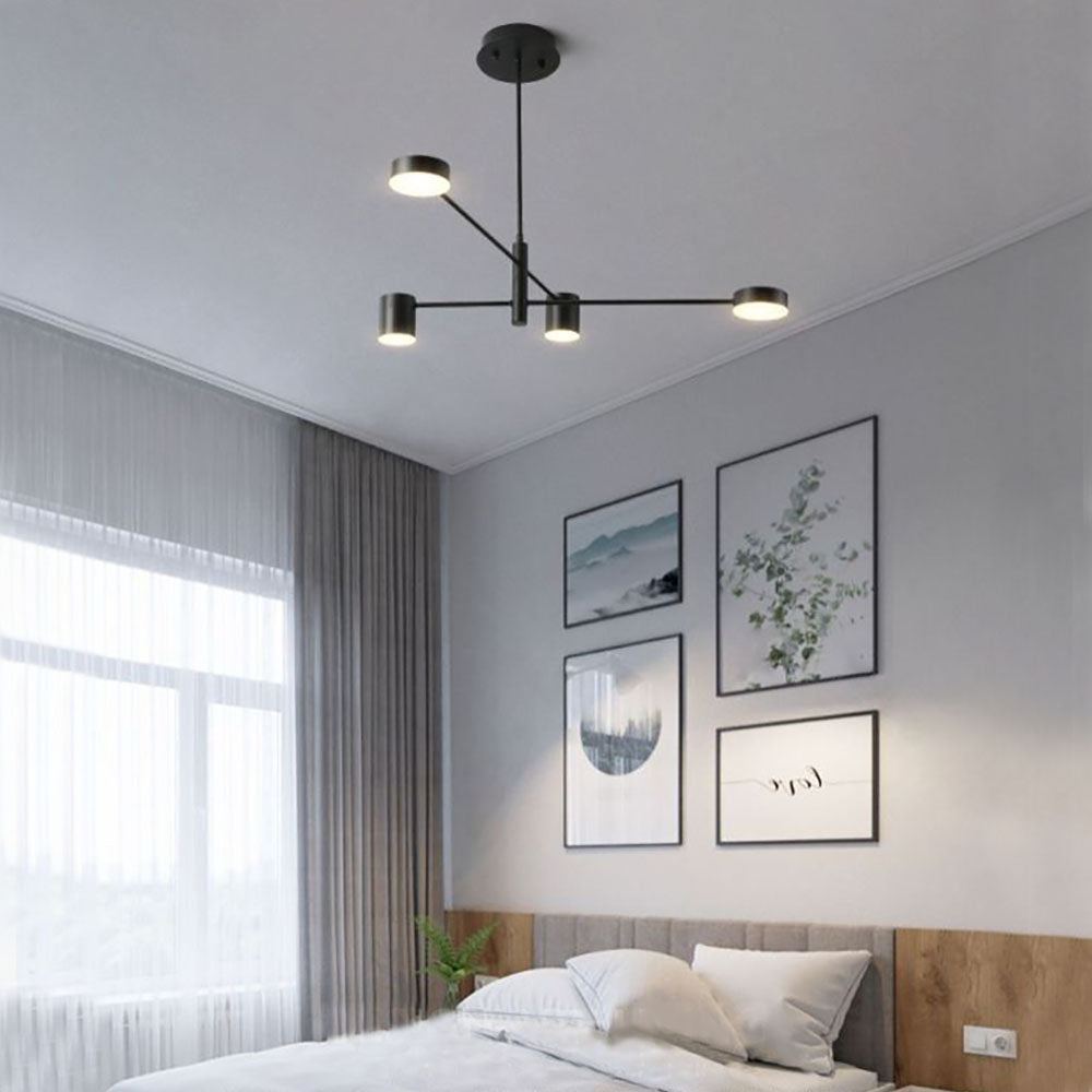 Arisha Pendant Light — Industrial Branch Design, Black and Gold