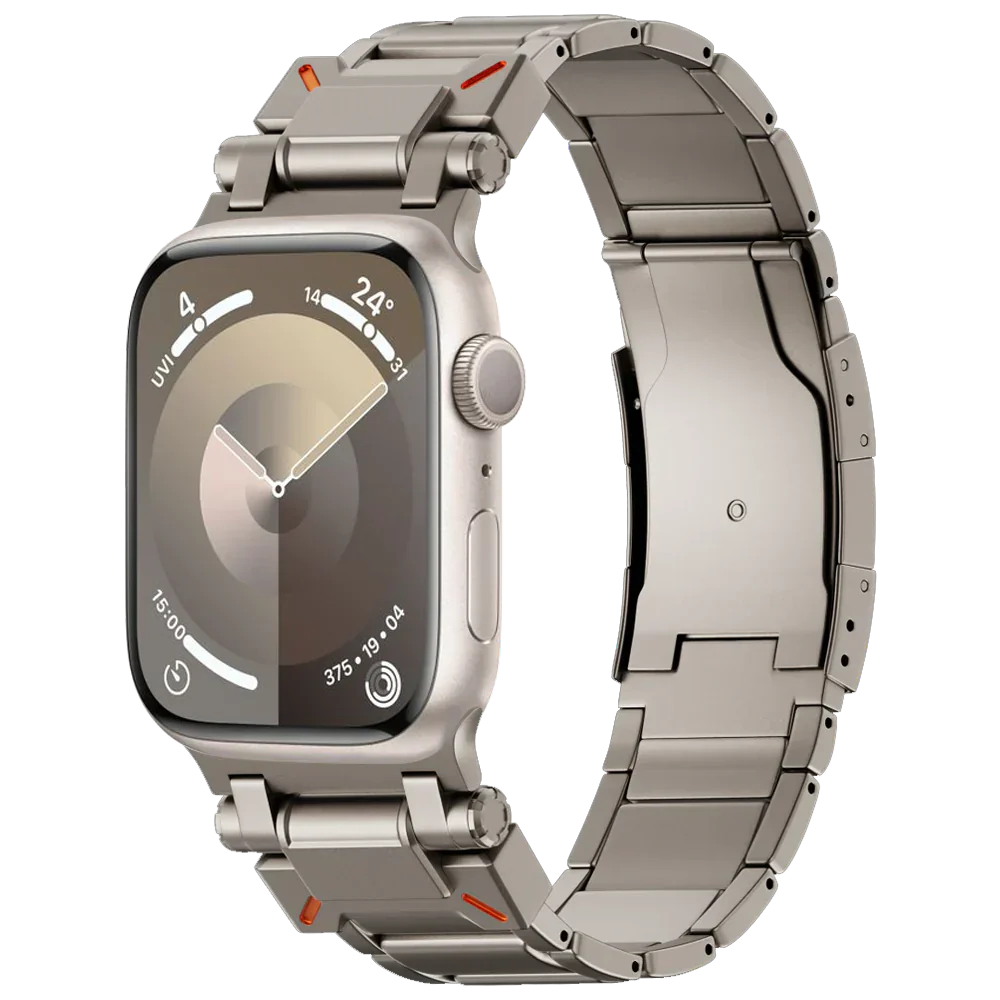 Luxe titanium band voor Apple Watch