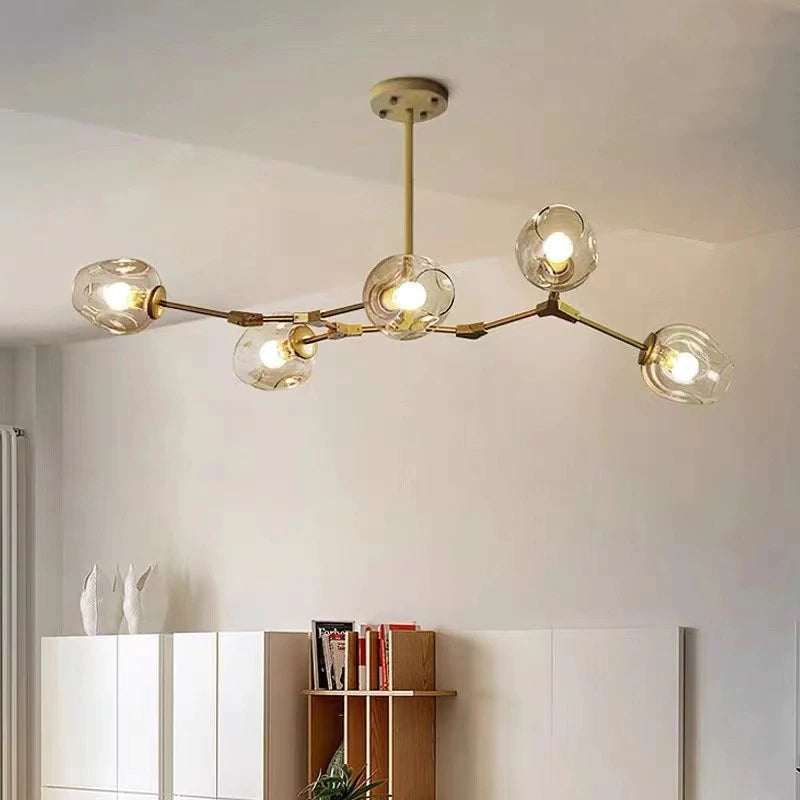 Kirae Nordic Modern Glass Pendant Light Clear Bubble - Lamp Outdoor