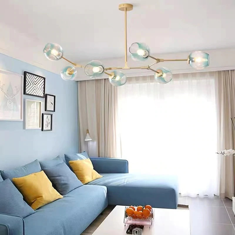 Kirae Clear Bubble Glass Pendant Light — Nordic Modern Style