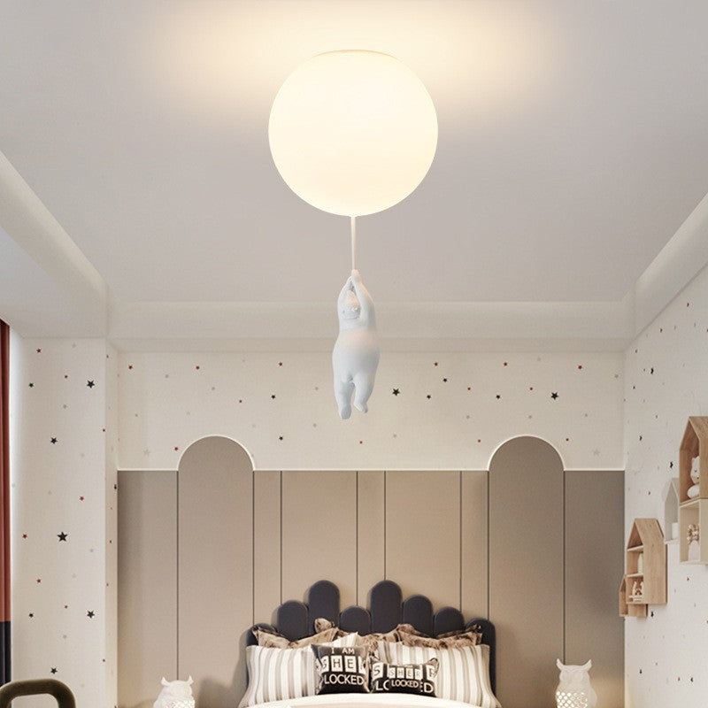 Cora Bear Balloon Ceiling Pendant Light For Kids Room