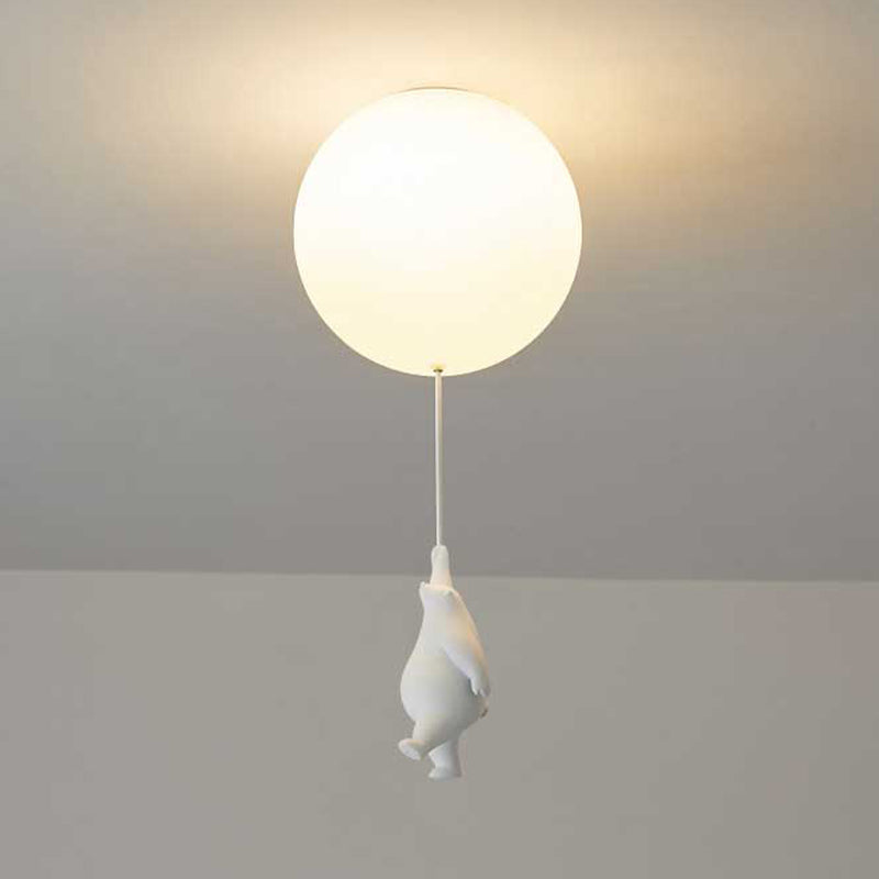 Cora Bear Balloon Ceiling Pendant Light For Kids Room