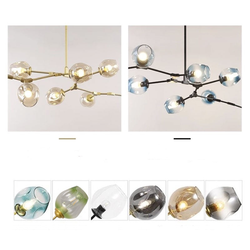 Kirae Clear Bubble Glass Pendant Light — Nordic Modern Style
