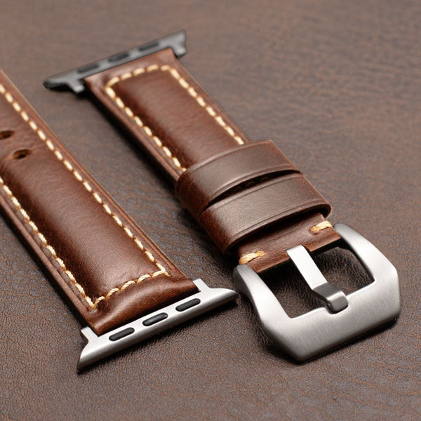 Nappa Deri Kordon Apple Watch için