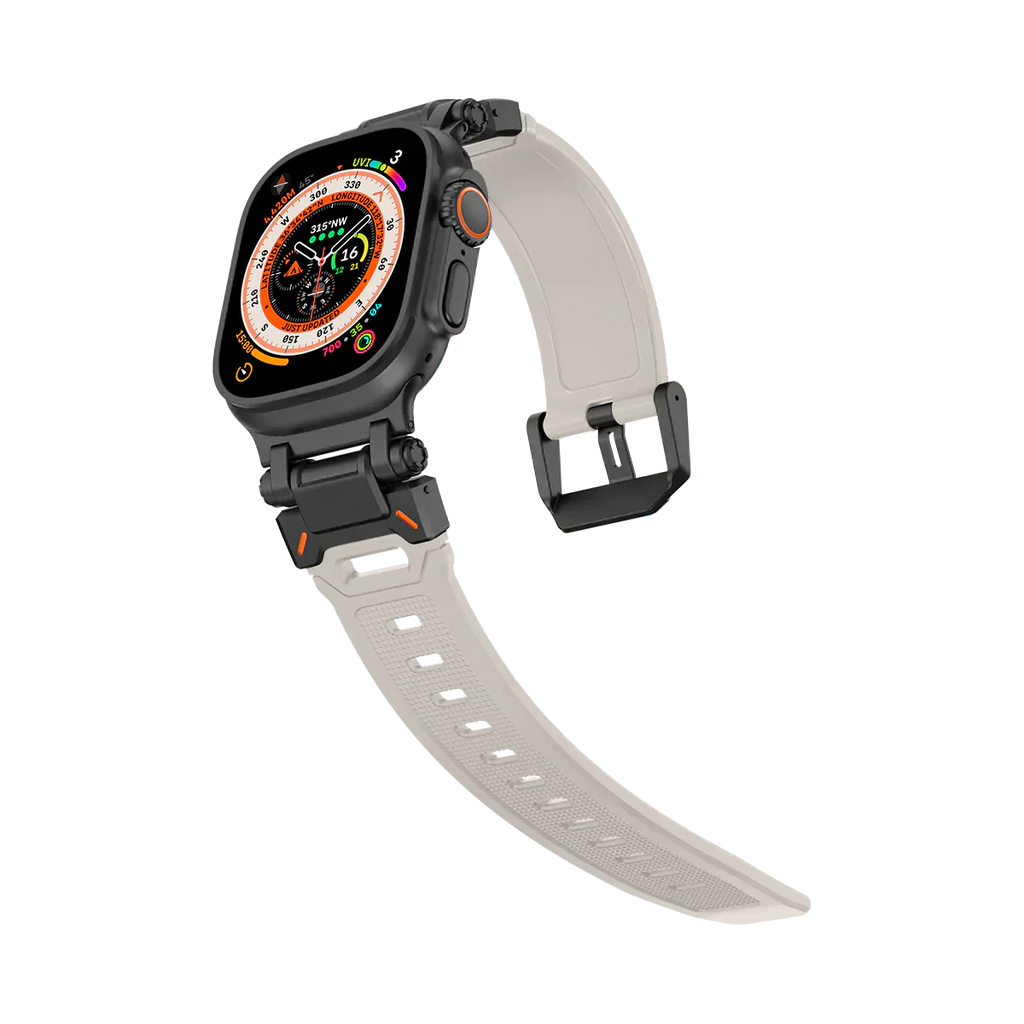 Új titán fém fej szilikon szíj Apple Watch-hoz
