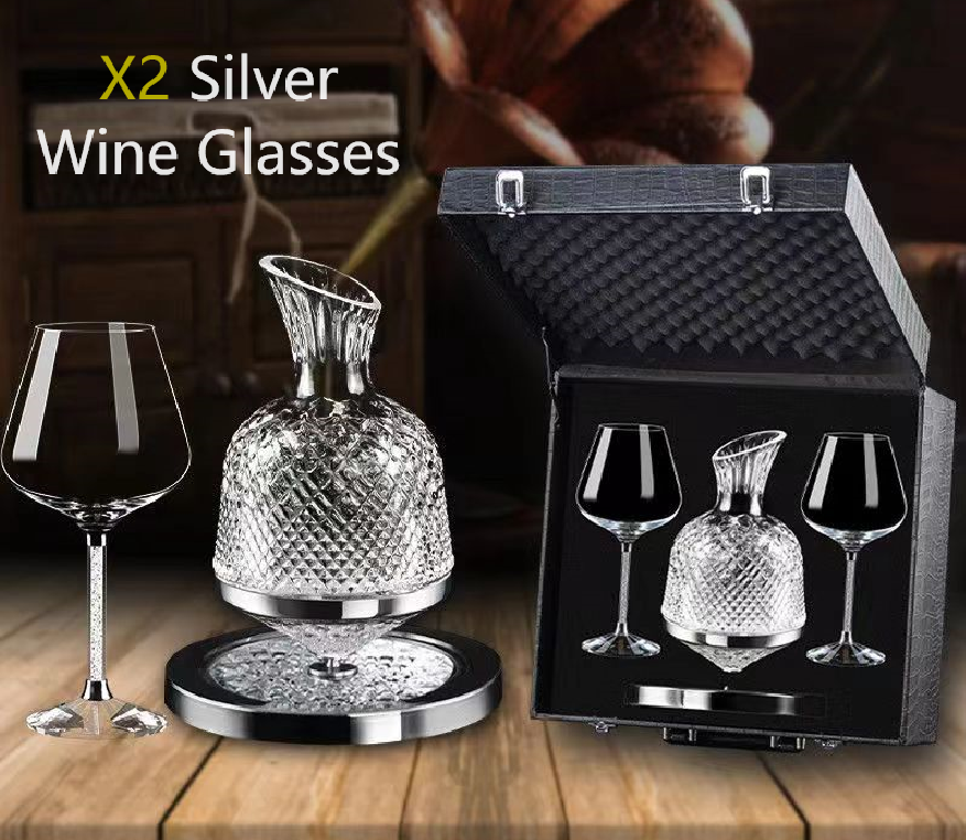 Carafe tournante Omnicks™ Top Shelf 360° (Vin ou Spiritueux)