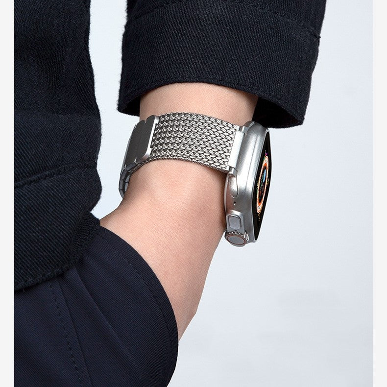 Pletený magnetický pásek pro Apple Watch