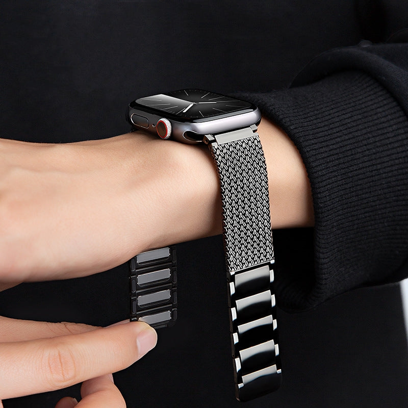 Pletený magnetický pásek pro Apple Watch