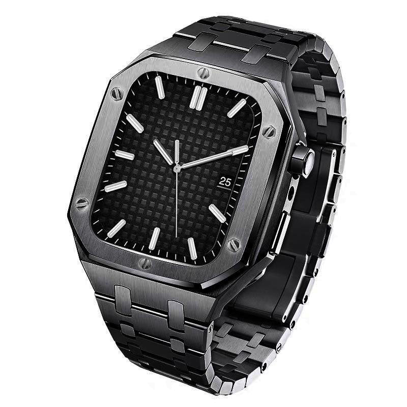 AP9006 316Lステンレススチールバンド ステンレススチールケース Apple Watch用レトロフィットキット