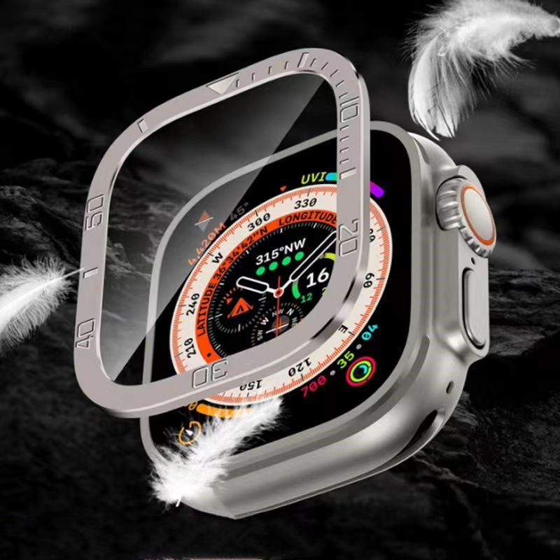 Gehärtetes Glas Displayschutz Vollständige Abdeckung Für Apple Watch Ultra / Ultra2