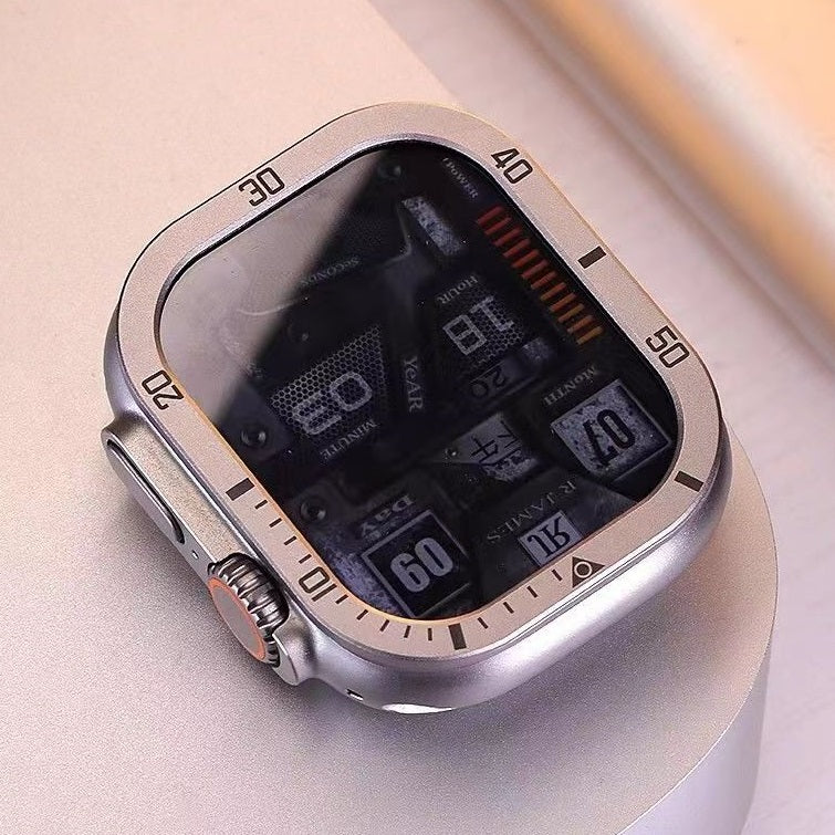 Gehärtetes Glas Displayschutz Vollständige Abdeckung Für Apple Watch Ultra / Ultra2