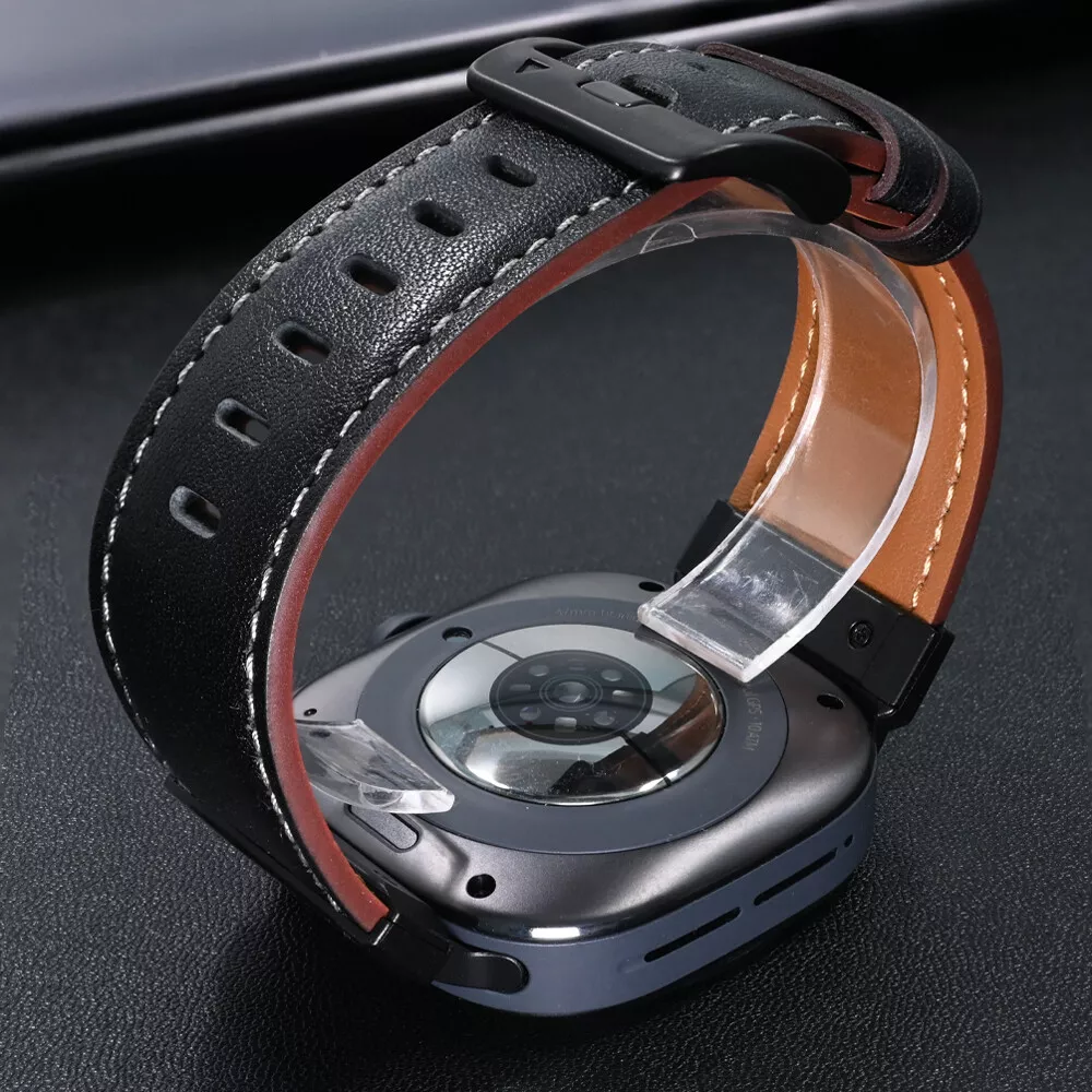 Taktiskt läderarmband för Samsung Watch 7 Ultra