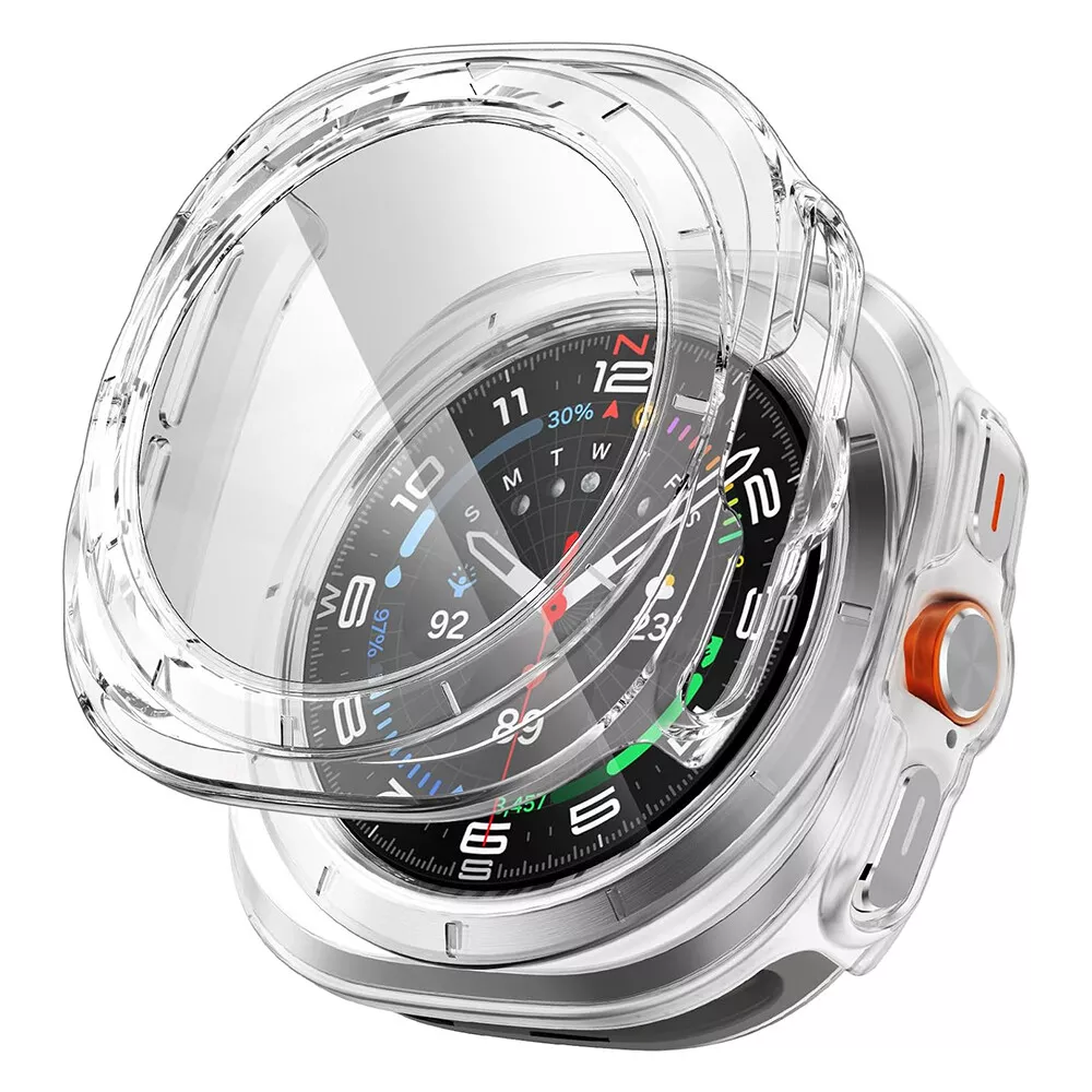 Full dekning ultra hardt etui med herdet glass for Samsung Galaxy Watch 47mm