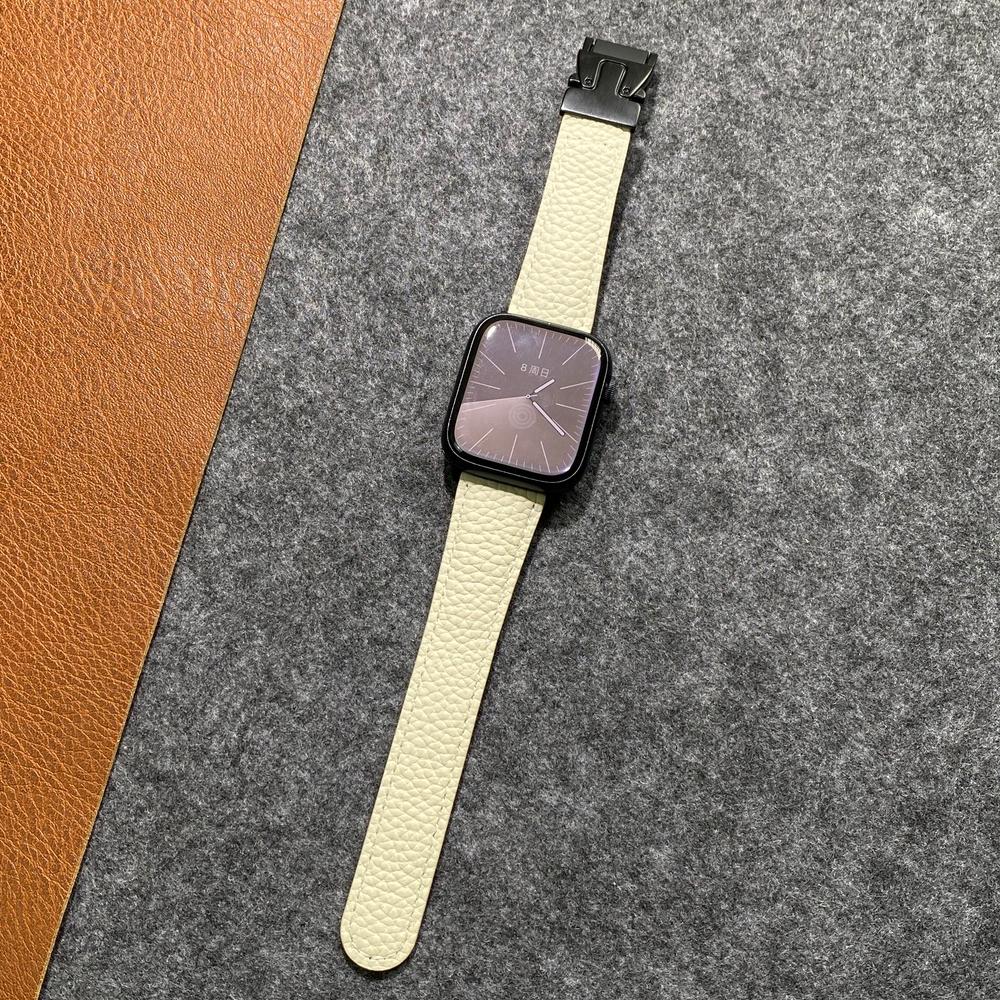 Skórzany pasek z magnetyczną klamrą do Apple Watch