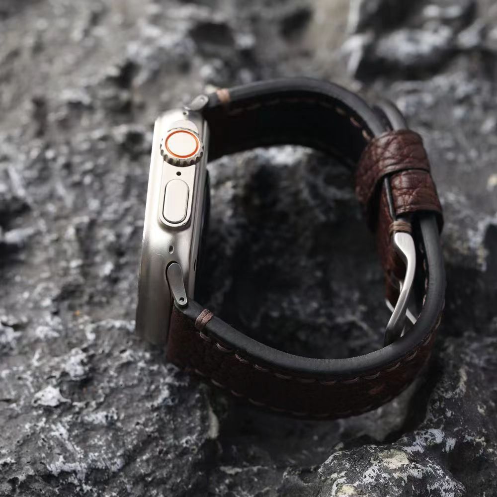 Handgemaakt - Horlogeband van topkwaliteit leer voor Apple Watch
