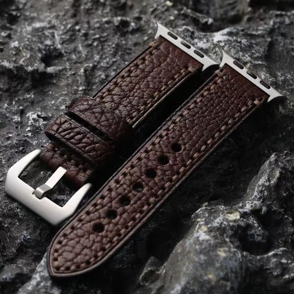 Handgemaakt - Horlogeband van topkwaliteit leer voor Apple Watch