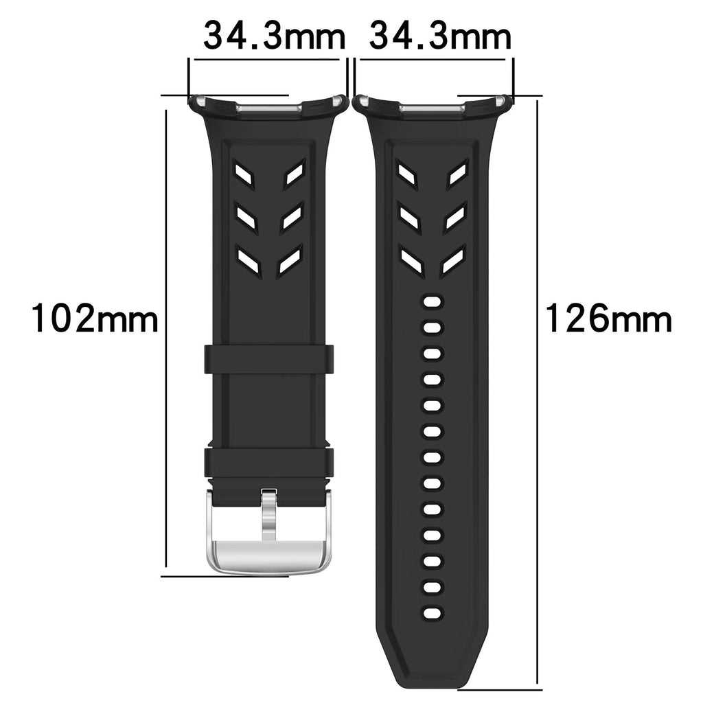 Banda transpirable de silicona para reloj Samsung Ultra